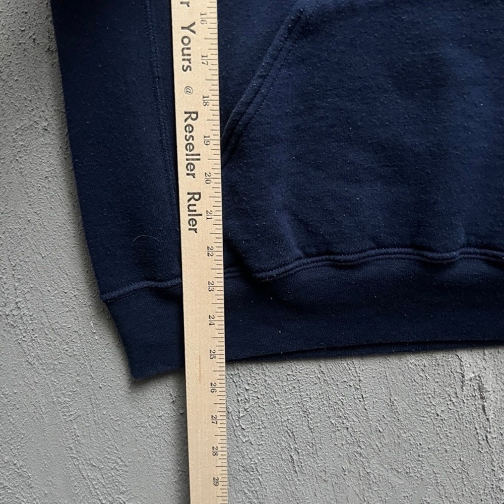 Vintage UCLA Hoodie Men Medium Navy Blue 2000s Russell Athletic Embroidered Logo - Picture 7 of 8